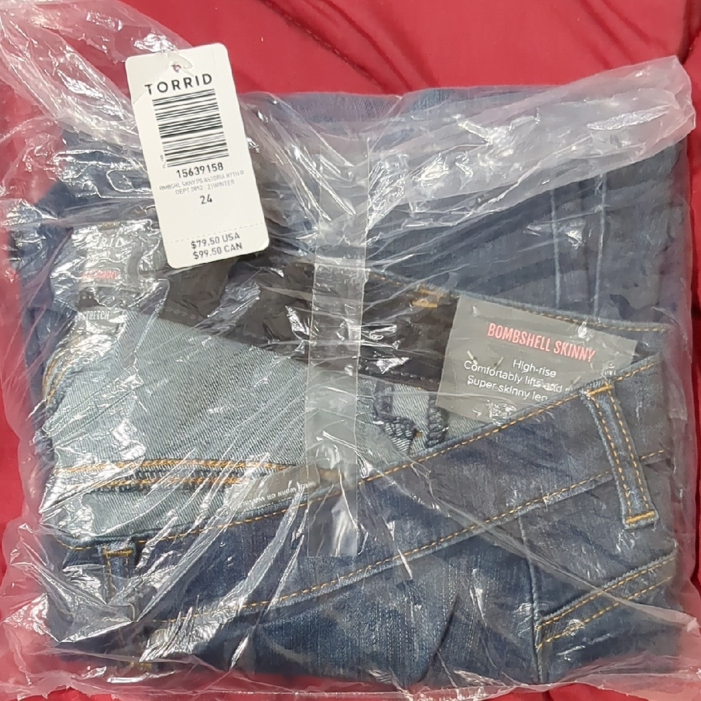 Torrid Bombshell Skinny Jeans - Classic Blue